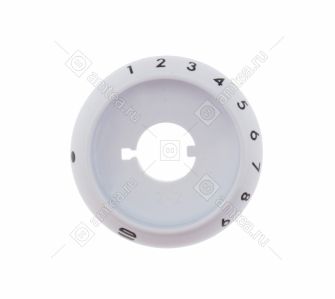 Юбка (воротник) ручки ТУПа плиты Gefest белая