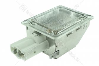 Плафон в сборе (лампа, плафон, цоколь) духовки Gefest