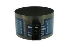 Тэн посудомоечной машины Bosch 2080W, D=75 мм, H=45 мм, 24.5 kOm малый, с разъёмом и термодатчиком 